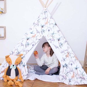 Peluche renard coton grande