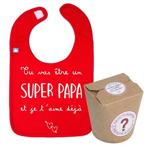 Pochette surprise annonce grossesse papa
