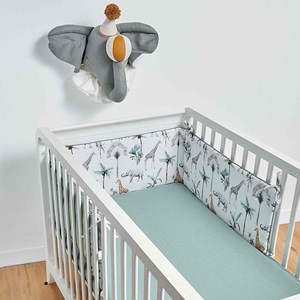 Tour-lit déhoussable réversible safari