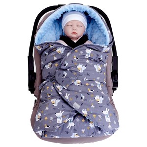 Couverture enveloppante réversible