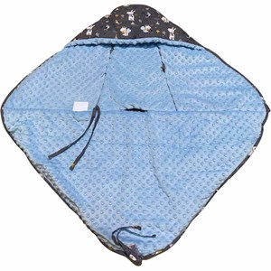 Couverture enveloppante réversible