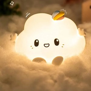 Veilleuse tactile nuage télécommande