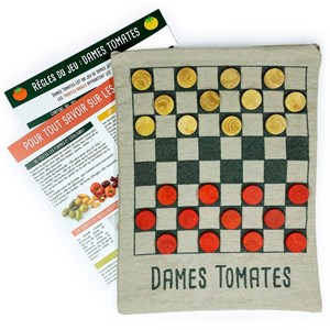 Jeu de dames tomates - made in france