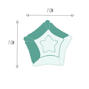 Moule en silicone - étoile