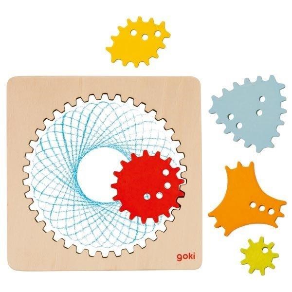 Goki - Spirographe en bois