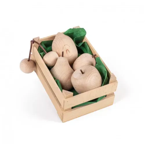 Erzi - Petite cagette fruits bois naturel