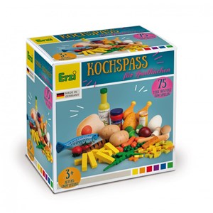 Set d'aliments en bois 75 pcs