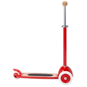 Trottinette 3 roues avec panier rouge p