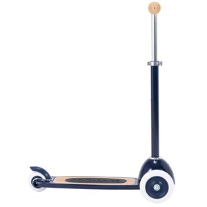 Trottinette 3 roues avec panier bleu ma