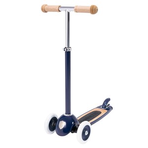 Trottinette 3 roues avec panier bleu ma
