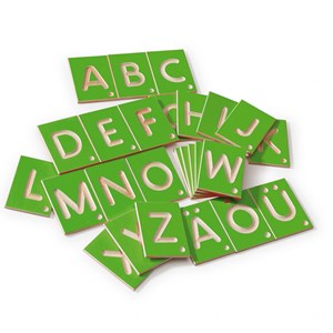 Jeu éducatif lettres majuscules