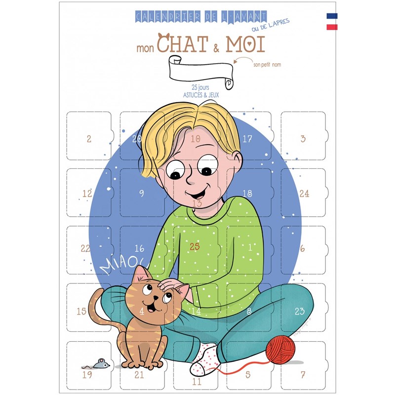 Calendrier chat 25 astuces et jeux