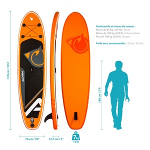 Paddle cruiser 10'2 adrn