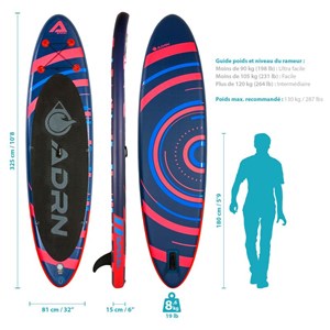 Paddle spiral 10'8 adrn
