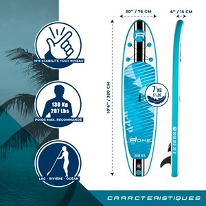 Paddle oota 10'6'' rohe