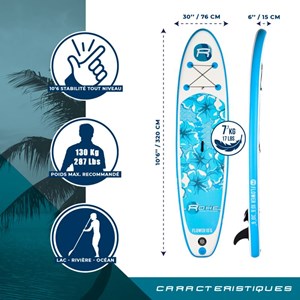 Paddle flower 10'6'' rohe