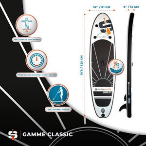 Paddle union 10'8 simple paddle