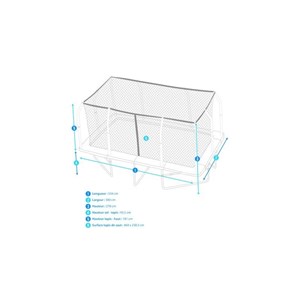 Trampoline rectangulaire xxl jump4fun