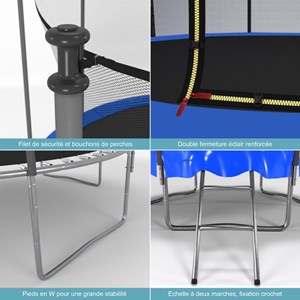 Trampoline classique ø427cm play4fun