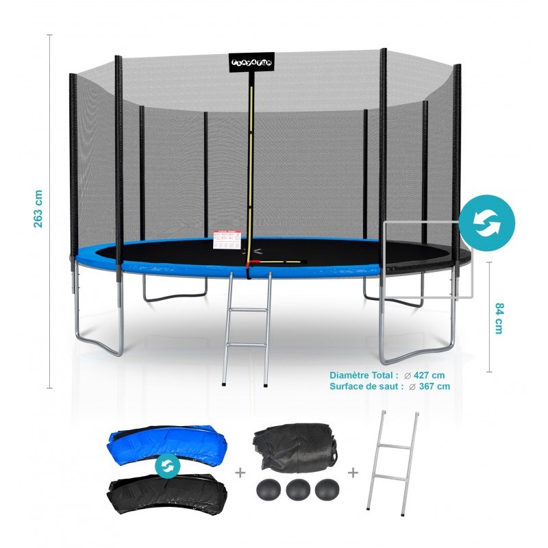Trampoline deluxe play4fun