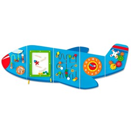 Panneau d'activités mural avion