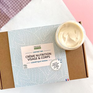 Coffret diy creme nutrition bio