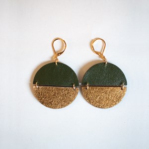 Boucles d'oreilles indira cactus