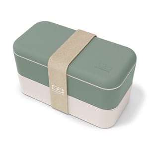 Lunch box rectangulaire 2x500ml vert