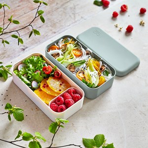 Lunch box rectangulaire 2x500ml vert