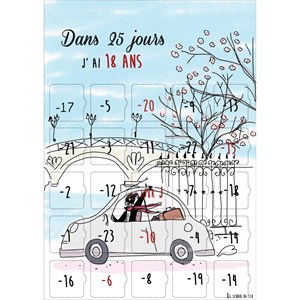 Calendrier avant les 18 ans 25 défis