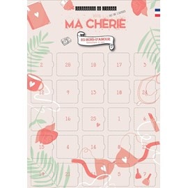 Calendrier ma chérie 25 bons d'amour