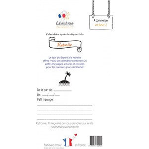 Calendrier de l'après retraite 25 défis