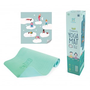 Tapis de yoga enfant vert