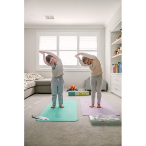 Tapis de yoga enfant vert
