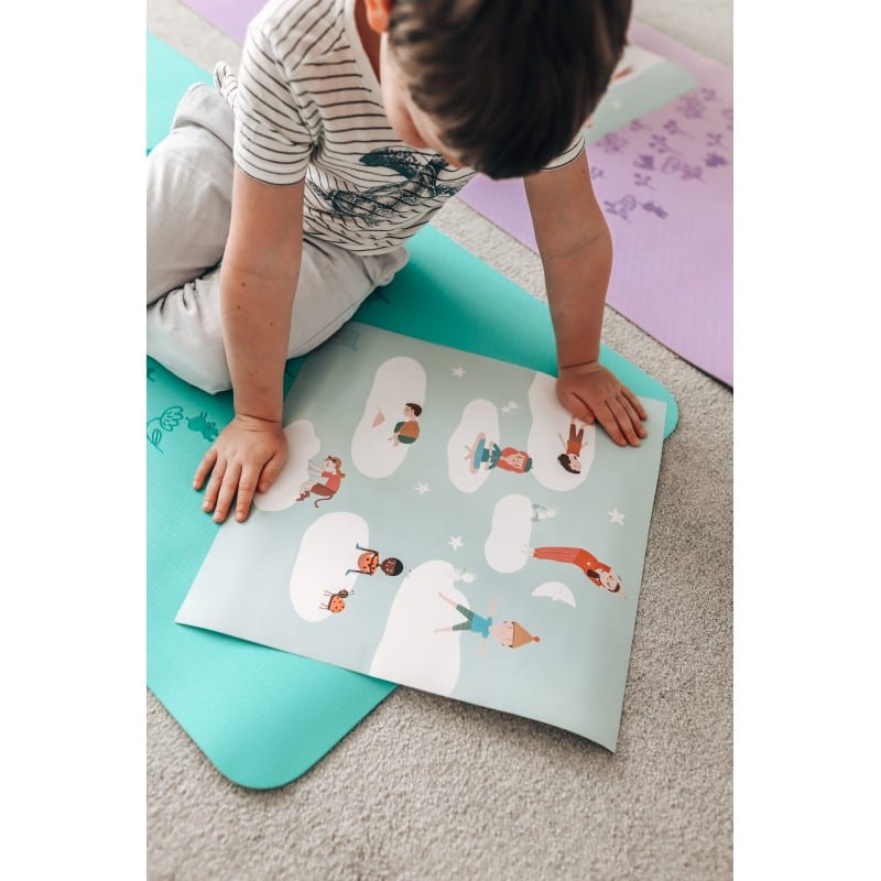 Tapis de yoga enfant vert (Buki France) - Image 3