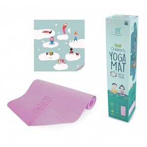 Tapis de yoga enfant violet