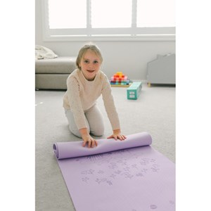 Tapis de yoga enfant violet