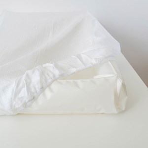 Housse de matelas à langer bio blanc