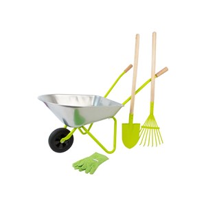 Brouette avec outils de jardin