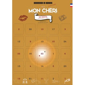Calendrier couple mon chéri 25 défis