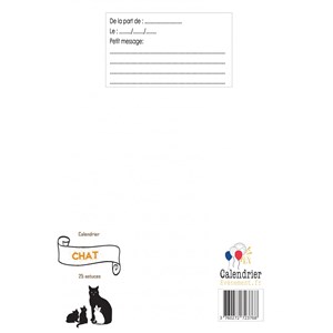 Calendrier mon chat et moi 25 jours