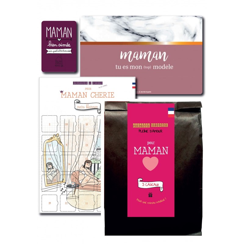 Calendrier Evènement - Pochette surprise maman 3 cadeaux