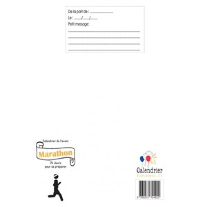 Calendrier avant marathon 25 défis