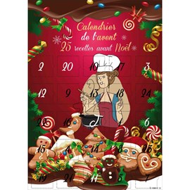 Calendrier avent 25 recettes de noel