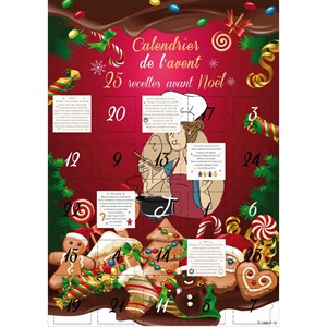 Calendrier avent 25 recettes de noel