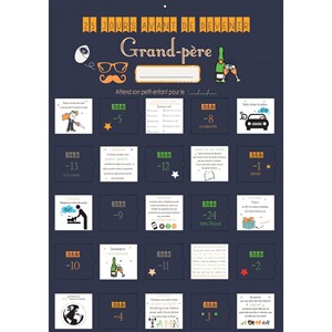 Calendrier de l'avent naissance papi