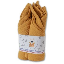 Langes en coton bio honey
