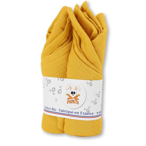 Papate - Langes en coton bio honey
