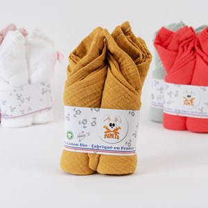 Langes en coton bio honey