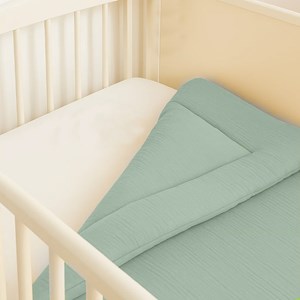 Edredon en coton bio vert